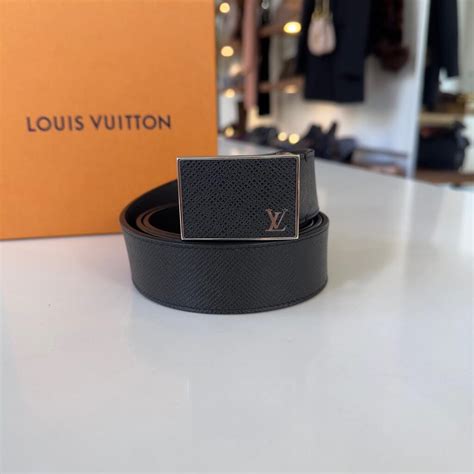 louis vuitton cintura uomo nera